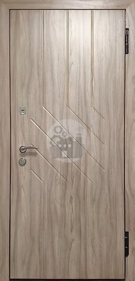 дверь недорогая, отделка мдф с двух сторон-ДВ-518
