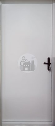 стальная дверь, окрас нитроэмаль, с одним замком - внутренняя часть двери ДВ-1197