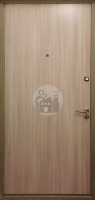 дверь стальная с глазком, антивандальной отделкой и ламинатом - внутренняя часть двери ДВ-1377
